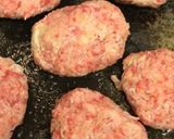 そうめんで、かさ増しハンバーグ作り方3写真