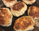 そうめんで、かさ増しハンバーグ作り方4写真