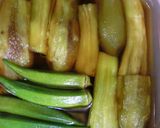 簡単焼き茄子とオクラのお浸し作り方2写真