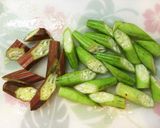 レンジで☆めんつゆマヨでオクラの胡麻和え作り方2写真