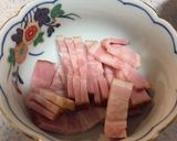 トマトとバジルとベーコンの冷温パスタ作り方2写真