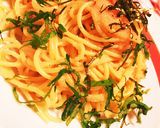 簡単☆たらこのクリームパスタ作り方5写真