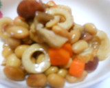 　豆と竹輪の煮物　超簡単作り方3写真