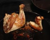 簡単パリ皮、ジューシー　鶏もも焼き作り方3写真