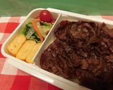 お弁当に!蜂蜜味噌の玉子焼き♪作り方3写真