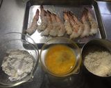 魚焼きグリルで揚げないエビフライ作り方2写真