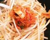 炒めビビンバver豚バラキムチのせ作り方5写真