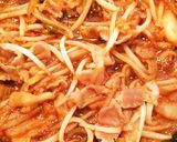 炒めビビンバver豚バラキムチのせ作り方6写真