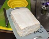 スポンジボブ 誕生日ケーキ作り方5写真