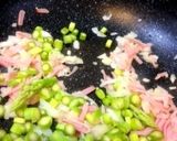 アスパラとベーコンのバター風味チャーハン作り方8写真