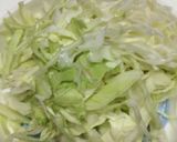 簡単ソースキャベツ（お好み焼き風）作り方1写真