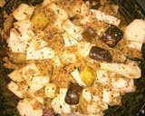 挽肉と長芋、茄子の生姜焼き風丼作り方5写真