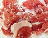 時短！お弁当にすき焼きのタレで生姜焼き作り方1写真