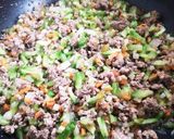 ゴーヤ入り肉味噌丼作り方4写真