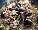 ゴーヤ入り肉味噌丼作り方5写真
