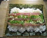 昆布〆秋刀魚の巻きずし作り方7写真