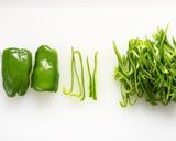 料亭の味！ホタテとピーマンの炊き込みご飯作り方2写真