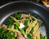じゃがいもと空芯菜のにんにく炒め作り方6写真