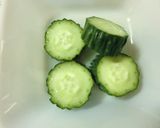 サラダにいかが？❂くるくる渦巻き胡瓜作り方2写真