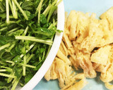 簡単、早っ旨っ豆苗炒め作り方1写真