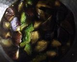 ごま油香るゴーヤとなすの煮物作り方4写真
