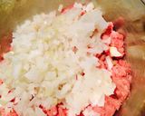 キャベツ山盛りハンバーグの蒸し煮❤️作り方2写真