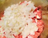 キャベツ山盛りハンバーグの蒸し煮❤️作り方2写真