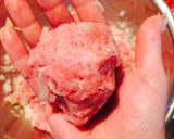 キャベツ山盛りハンバーグの蒸し煮❤️作り方3写真