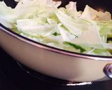 キャベツ山盛りハンバーグの蒸し煮❤️作り方4写真