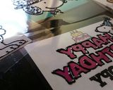 簡単痛チョコ チョコプレートキャラチョコ作り方2写真
