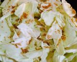 キャベツ山盛りハンバーグの蒸し煮❤️作り方8写真