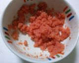 簡単 鶏ささみ肉のレンジ蒸し 明太子和え作り方6写真