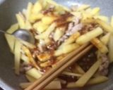 豚肉とじゃが芋の焼肉タレ炒め作り方6写真