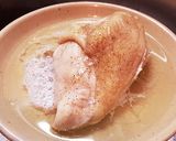 やわらか鶏ムネ肉の胡麻マヨソースがけ作り方4写真