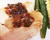やわらか鶏ムネ肉の胡麻マヨソースがけ作り方5写真
