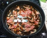 関東風の味濃いめ牛肉で肉豆腐♪作り方2写真