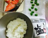 スティックおにぎり♡鮭&枝豆作り方1写真