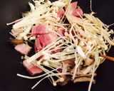 ブロックベーコンの和風おつまみパスタ☆作り方3写真