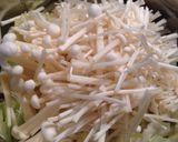 鶏皮消費！キャベツと鶏皮の優しい塩うどん作り方3写真