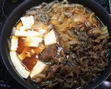 関東風の味濃いめ牛肉で肉豆腐♪作り方5写真