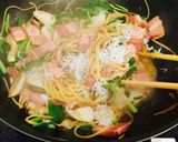 ブロックベーコンの和風おつまみパスタ☆作り方5写真
