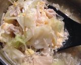 鶏皮消費！キャベツと鶏皮の優しい塩うどん作り方5写真
