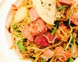 ブロックベーコンの和風おつまみパスタ☆作り方6写真