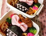 簡単キャラ弁☆ミッキー&ミニーおにぎり♪作り方5写真