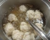 鶏つみれのオクラスープ作り方3写真