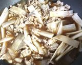 豚切り落とし肉de麻婆ニラ大根♡作り方4写真