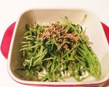 簡単一品に豆苗炒め作り方4写真