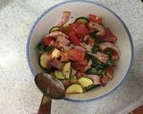 トマトとバジルとベーコンの冷温パスタ作り方9写真
