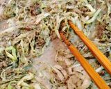 節約メニュー＊黒ごまミルクパスタ作り方3写真