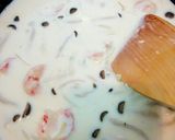 簡単ランチ☆海老アスパラのクリームパスタ作り方11写真
